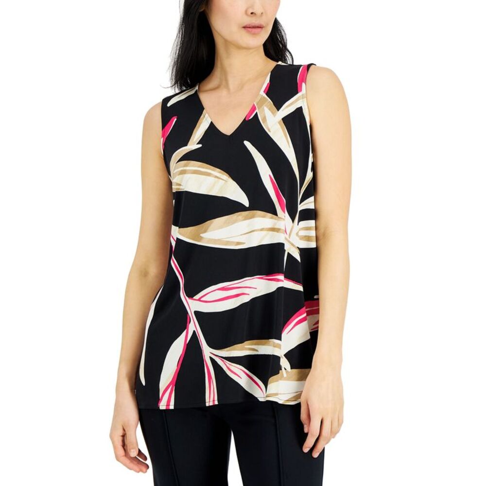 Alfani Womens V Neck Tunic